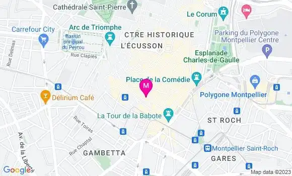 Localisation Restaurant  Les Fils à Maman