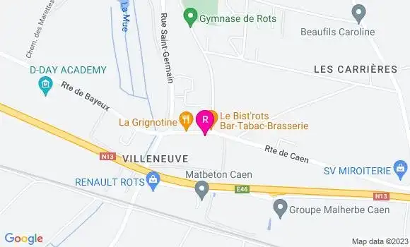 Localisation Restaurant  Le Relais du Coup de Pompe