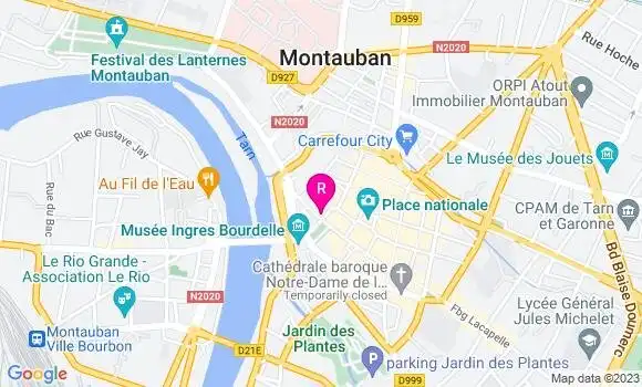 Localisation Restaurant Bar Le Saint Jacques