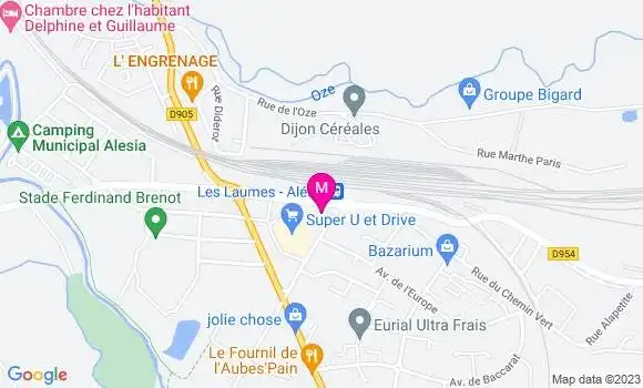 Localisation Restaurant  L