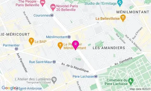 Localisation Bistrot Dans La Foulée