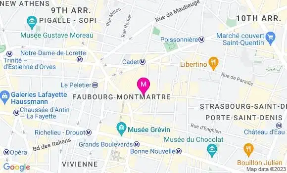 Localisation Restaurant Chinois Les Pâtes de Victoire