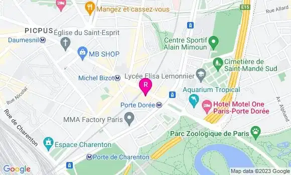 Localisation Restaurant  Au Bois Doree