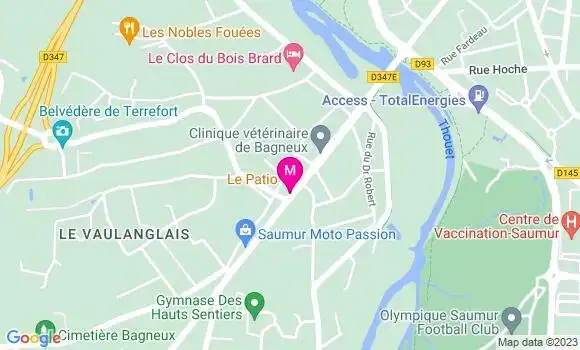 Localisation Pizzeria Le Patio