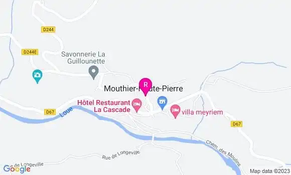 Localisation Restaurant  Le Relais du Prieuré