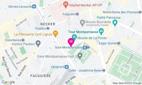 Localisation Restaurant  Le Dax