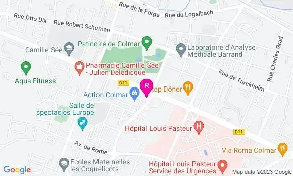 Localisation Brasserie Colmar Ii
