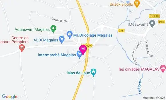 Localisation Brasserie Monsieur Pierre
