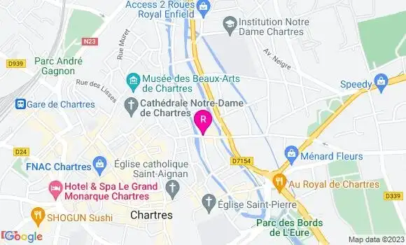 Localisation Crêperie Les Trois Lys