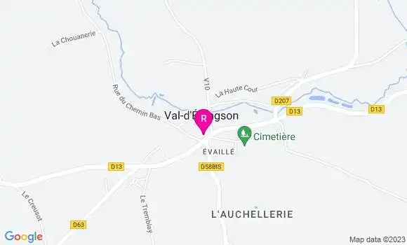 Localisation Restaurant  La Croix Blanche