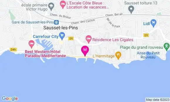 Localisation Restaurant  Le Cabanon
