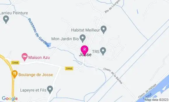 Localisation Restaurant  Le P