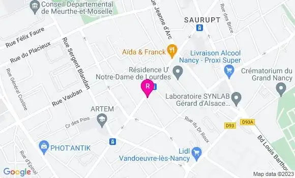 Localisation Restaurant Italien La Flambée