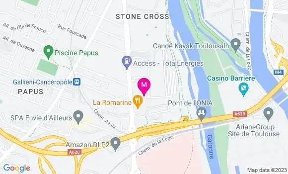 Localisation Restaurant  La Romarine