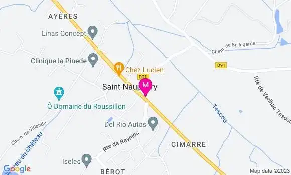Localisation Restaurant  Au Dix 31