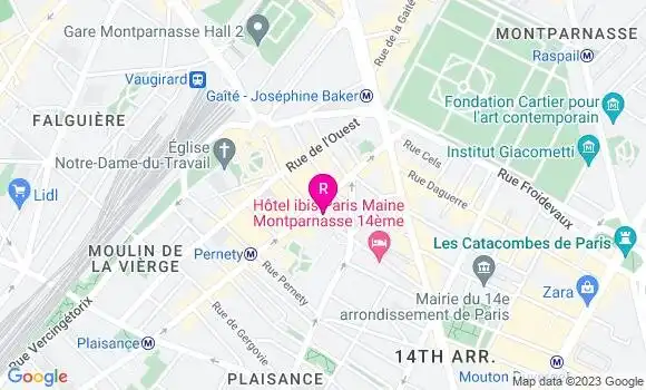 Localisation Restaurant  L