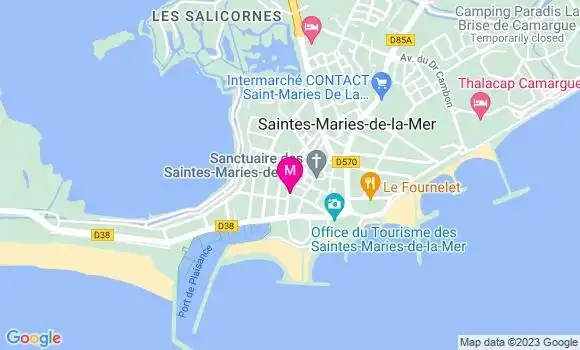 Localisation Restaurant  Les Flots Bleus