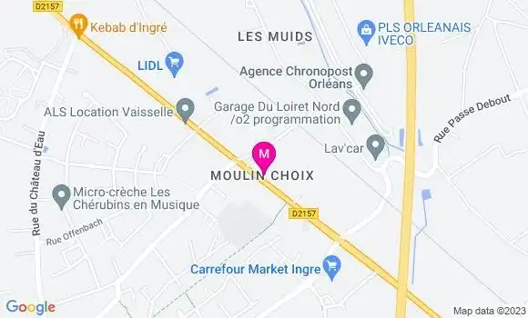 Localisation Restaurant  Le Relais de la Mairie