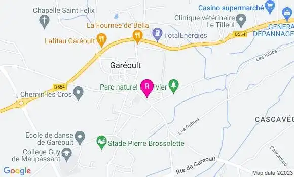 Localisation Restaurant  La Table de Lilou