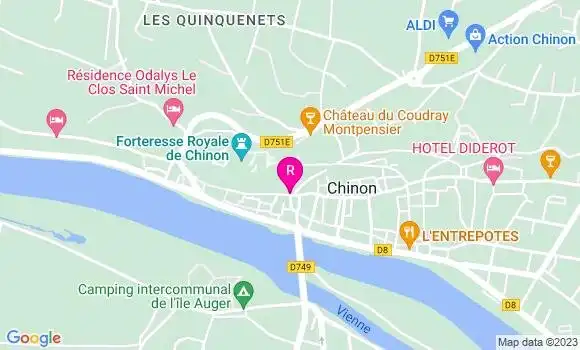 Localisation Restaurant  La Maison Rouge