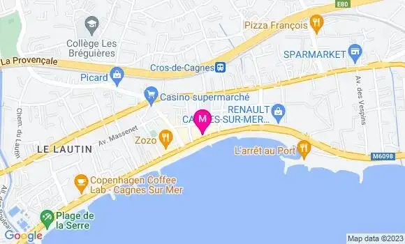 Localisation Bistrot Le Pointu