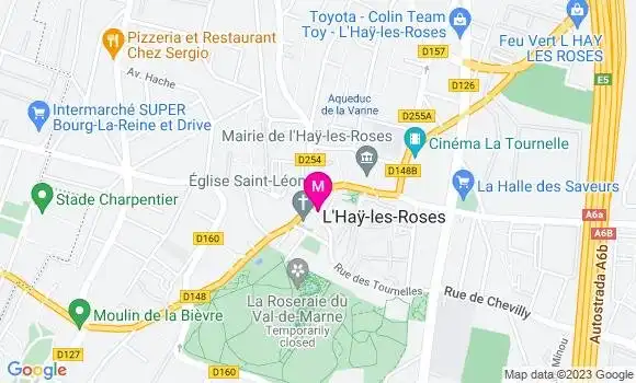 Localisation Restaurant  La Rosa