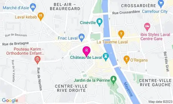 Localisation Bistrot Le Saint Tugal