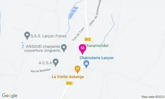 Localisation La Vieille Auberge