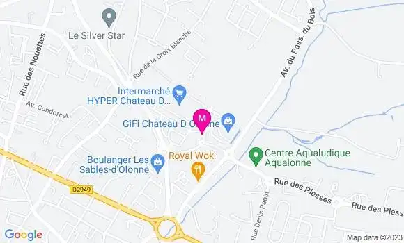 Localisation Restaurant Chinois Dragon d