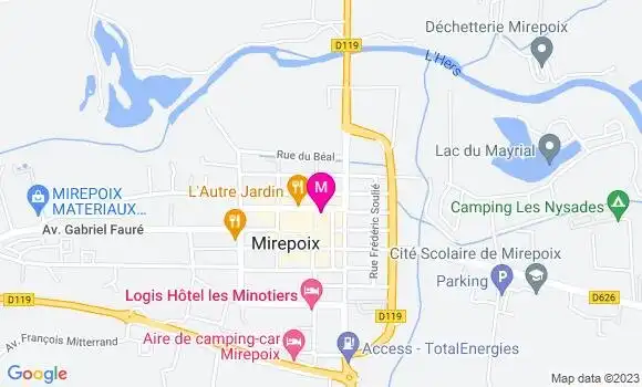 Localisation Restaurant  L
