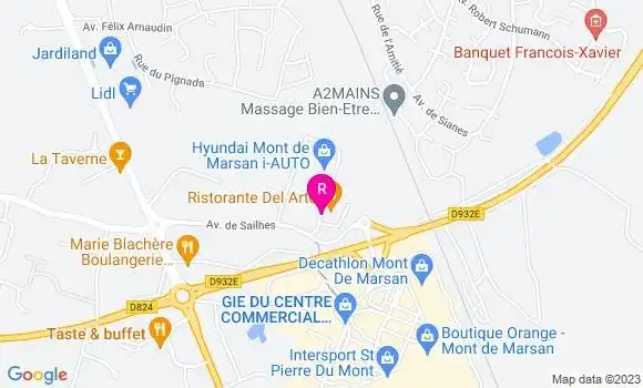 Localisation Bistrot Bistro Régent