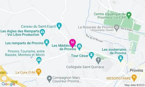 Localisation Restaurant  La P