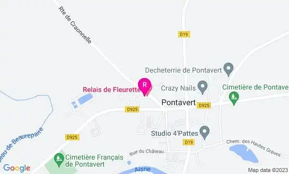 Localisation Restaurant  Relais de Fleurette