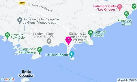 Localisation Pizzeria Les Trois Iles