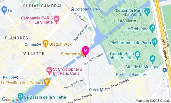 Localisation Restaurant  Maison Becquey