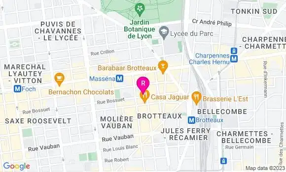 Localisation Restaurant  L