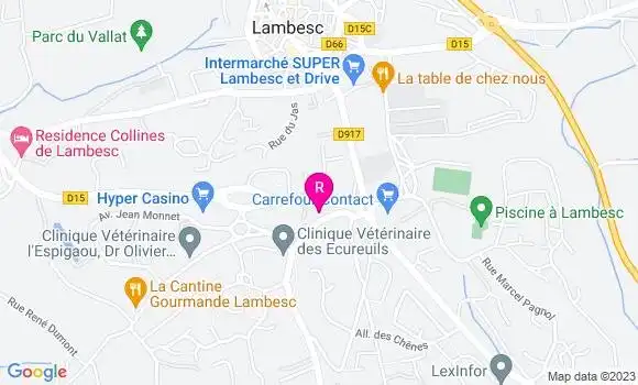 Localisation Restaurant  Aux Délices de Cathy