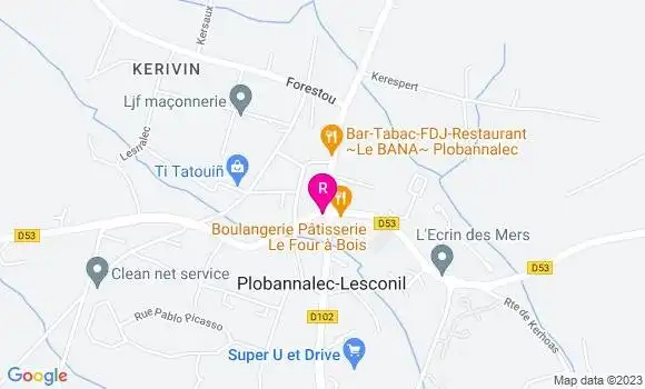 Localisation Restaurant  L