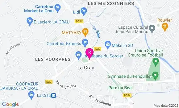 Localisation Restaurant  Le Patio