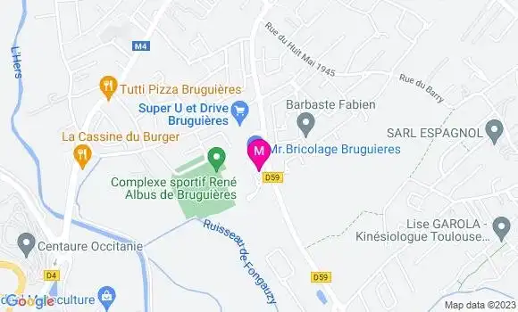 Localisation Restaurant  Le Tigre Bleu