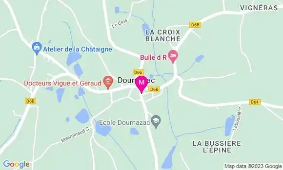 Localisation Restaurant  La Chataigne