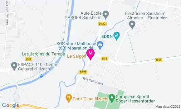 Localisation Restaurant Vietnamien Le Saigon