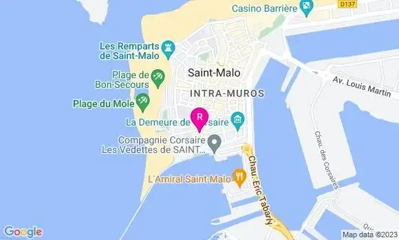 Localisation Restaurant  Chez Tante Fernande
