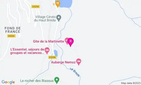 Localisation Auberge Nemoz