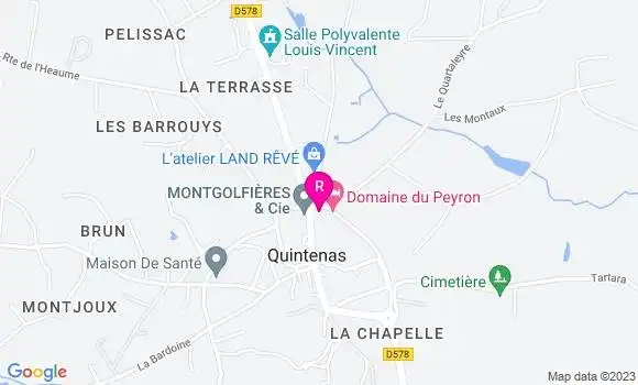 Localisation Restaurant  Le Pontet