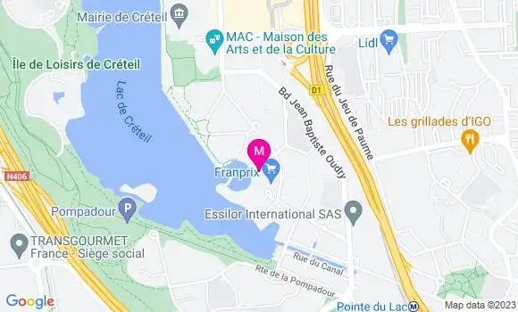 Localisation Restaurant  Le Lac de l