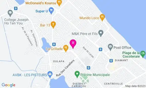 Localisation Restaurant Grill La Grillade