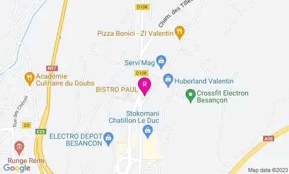Localisation Bistrot Bistro Paul