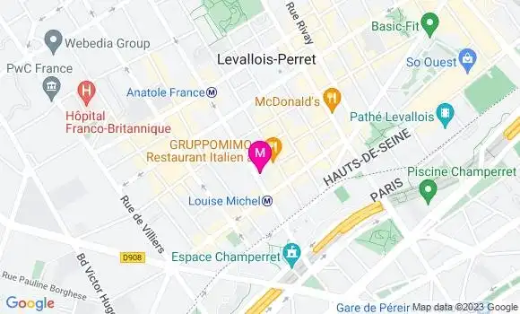 Localisation Restaurant  La P