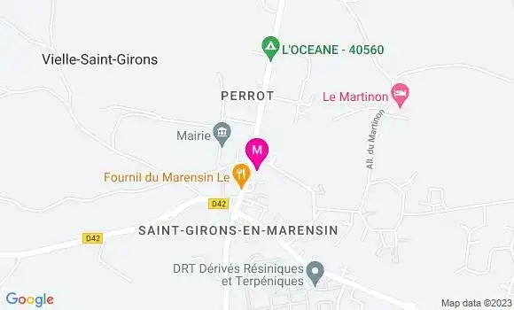 Localisation Pizzeria Le Hourgade Entre Terre et Mer